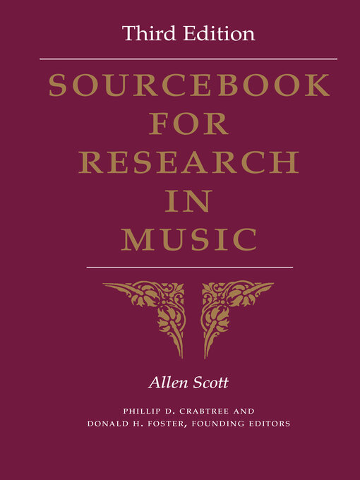 Cover image for Sourcebook for Research in Music